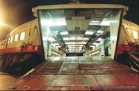 The Princess Anne (GH-2007) at Dover, positioning for evening maintenance